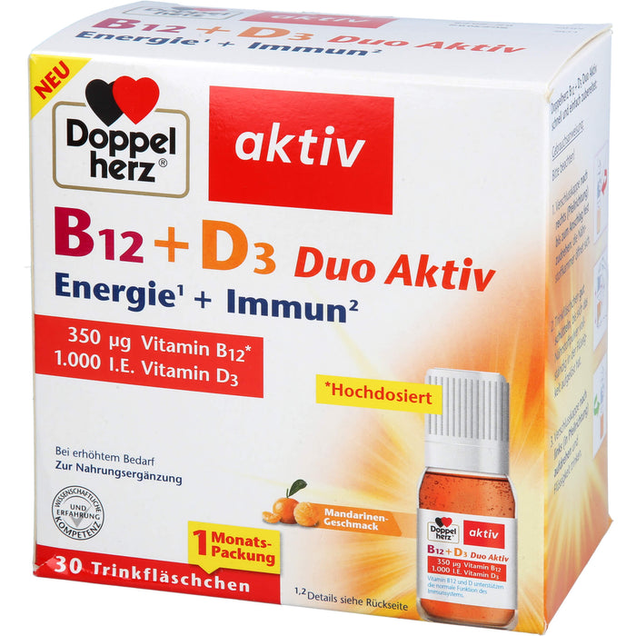 Doppelherz B12 + D3 Duo Aktiv, 30 St TRA