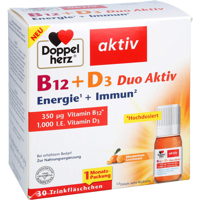 Doppelherz B12 + D3 Duo Aktiv, 30 St TRA