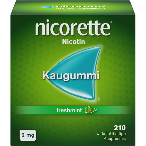 Nicorette 2 mg freshmint Kaugummi, 210 St. Kaugummi