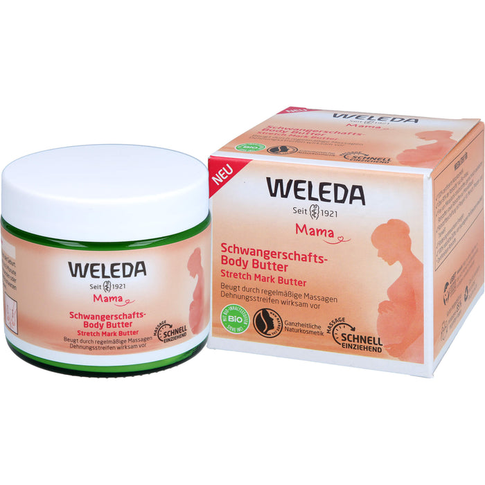 WELEDA Mama Schwangerschafts-Body Butter, 150 ml Crème