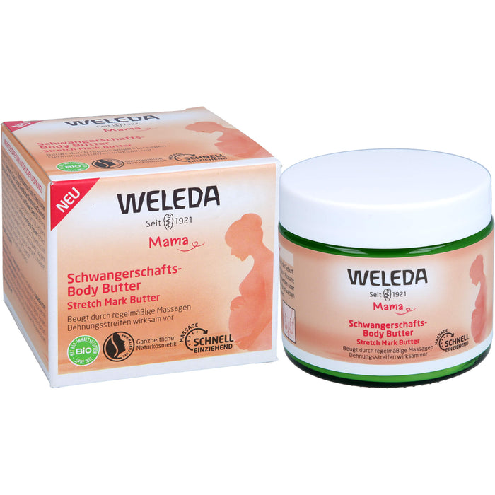 WELEDA Mama Schwangerschafts-Body Butter, 150 ml Crème