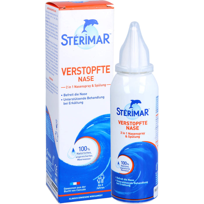 Sterimar Nasenspray Verstopfte Nase, 100 ml Solution