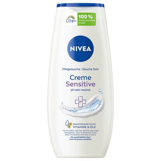 NIVEA Pflegedusche Creme Sensitive, 250 ml Creme