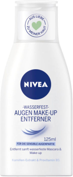 NIVEA Augen Make-up Entferner Wasserfest, 125 ml Creme