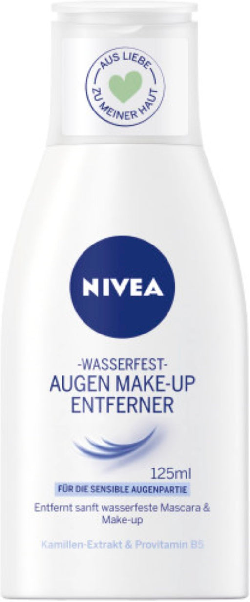 NIVEA Augen Make-up Entferner Wasserfest, 125 ml Creme