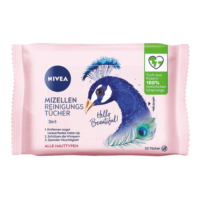 NIVEA Mizellen Reinigungstücher 3in1 alle Hauttype, 25 St. Tücher