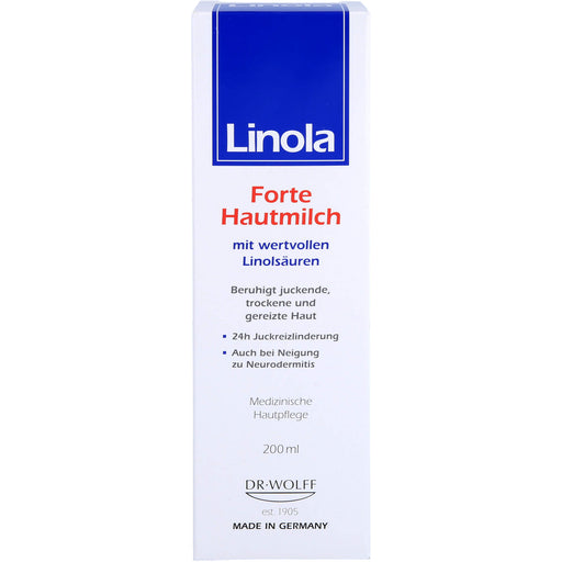 Linola forte Hautmilch, 200 ml Lotion