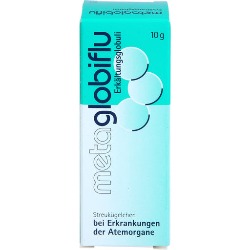 Metaglobiflu Globuli bei Erkrankungen der Atemorgane, 10 g Globuli