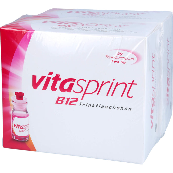 Vitasprint B12 Trinkfläschchen mit Vitamin B12 für mehr Energie, 60 pcs. Drinking bottle
