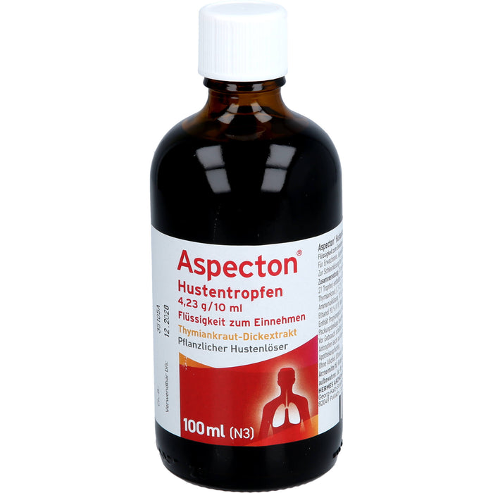 Aspecton Hustentropfen bei Husten und akuter Bronchitis, 100 ml Solution
