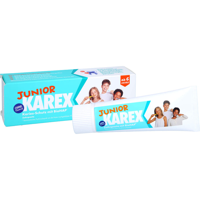 KAREX Junior Zahnpasta ab 6 Jahren, 65 ml Crème