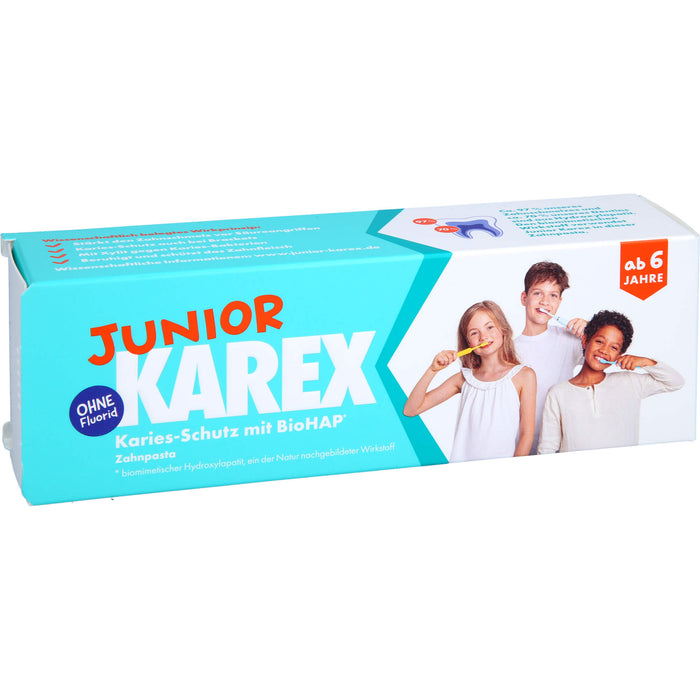 KAREX Junior Zahnpasta ab 6 Jahren, 65 ml Crème