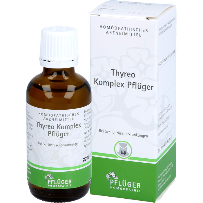 Pflüger Thyreo Komplex Tropfen bei Schilddrüsenerkrankungen, 50 ml Solution