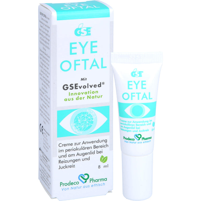 GSE Eye Oftal Creme bei Reizungen und Juckreiz am Augenlid, 8 ml Cream