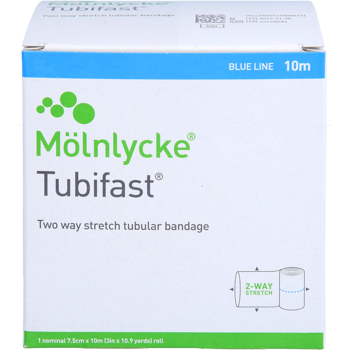 TUBIFAST 2-Way Stretch 7,5 cmx10 m blau, 1 St VER
