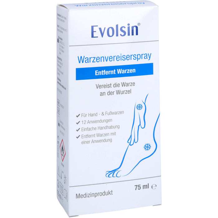 Evolsin Warzenvereiserspra, 75 ml SPR