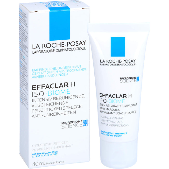 La Roche-Posay Effaclar H  Iso-Biome intensiv beruhigende Feuchtigkeitspflege gegen Unreinheiten, 40 ml Cream