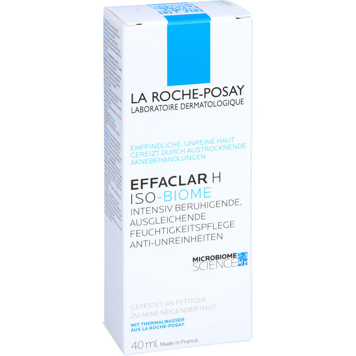 La Roche-Posay Effaclar H  Iso-Biome intensiv beruhigende Feuchtigkeitspflege gegen Unreinheiten, 40 ml Cream