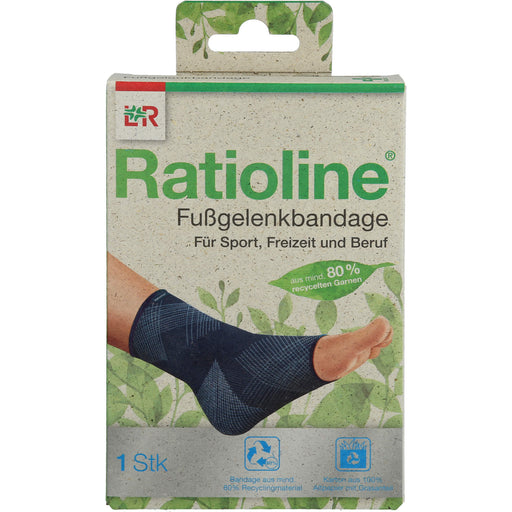 Ratioline Fußgelenkbandage Gr. M, 1 St BAN