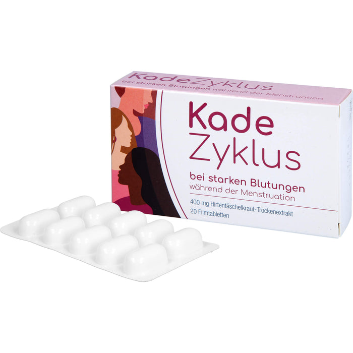 KadeZyklus bei starken Blutungen während der Menstruation 400 mg Filmtabletten, 20 pc Tablettes