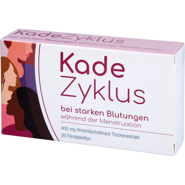 KadeZyklus bei starken Blutungen während der Menstruation 400 mg Filmtabletten, 20 pc Tablettes