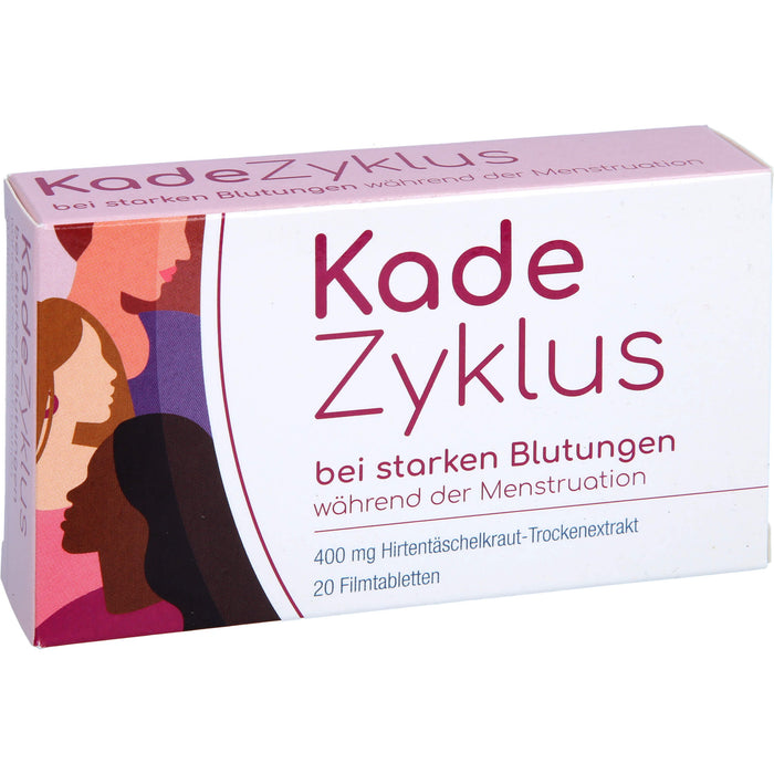 KadeZyklus bei starken Blutungen während der Menstruation 400 mg Filmtabletten, 20 pc Tablettes