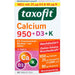 Taxofit Calcium 950 + D3 + K Tabletten für Knochenerhalt, Muskeln und Zähne, 30 St. Tabletten