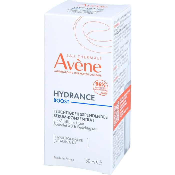 Avène Hydrance Boost feuchtigkeitsspendendes Serum für trockene Haut, 30 ml Solution