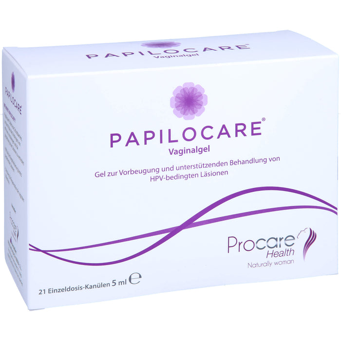 Papilocare Vaginalgel bei HPV-bedingten Läsionen, 21 pc Récipients à dose unique