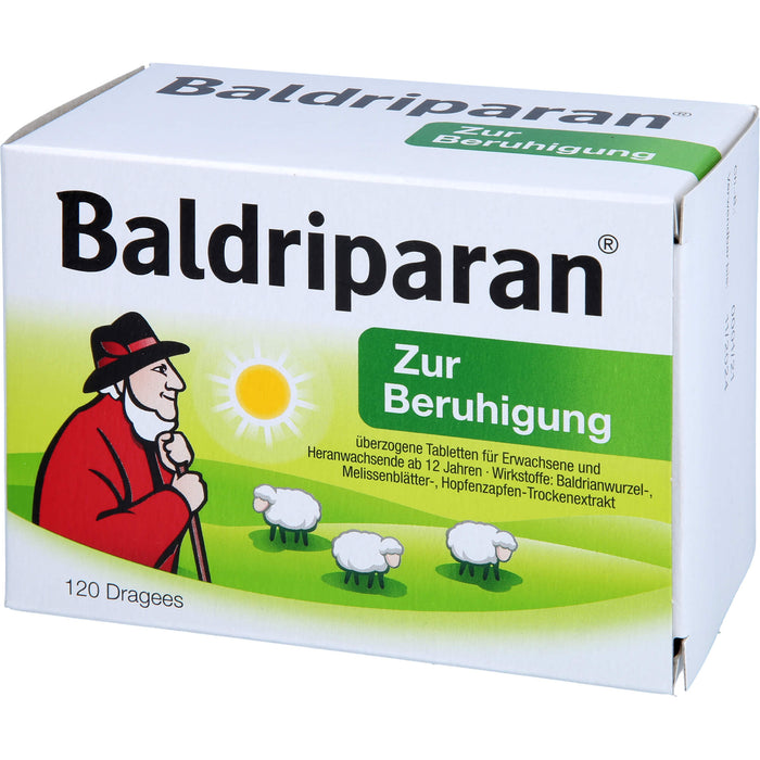 Baldriparan Dragees zur Beruhigung, 120 pc Dragées
