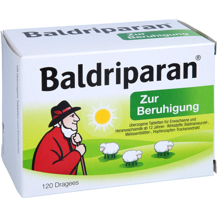Baldriparan Dragees zur Beruhigung, 120 pcs. Dragées