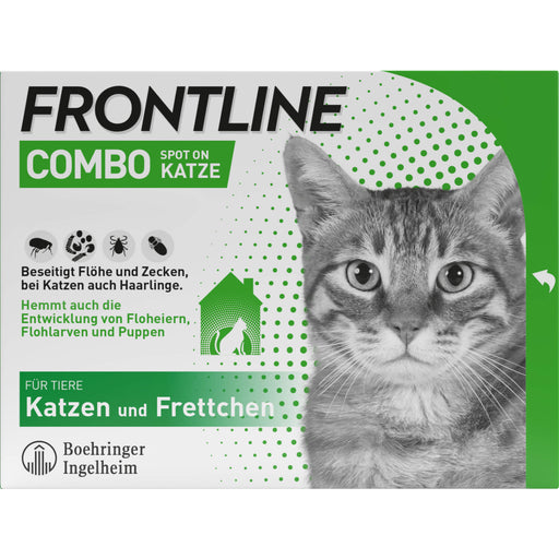 Frontline Combo Katze gegen Flöhe und Zecken, 3 St. Einzeldosisbehältnisse