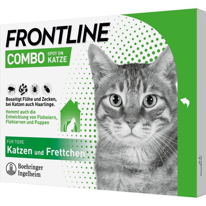 Frontline Combo Katze gegen Flöhe und Zecken, 3 pc Récipients à dose unique