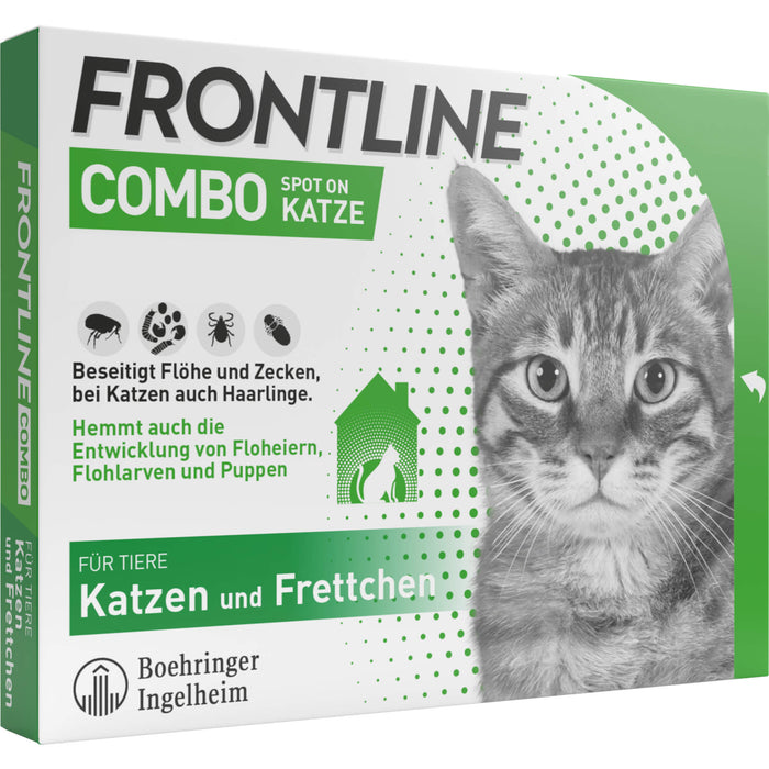 Frontline Combo Katze gegen Flöhe und Zecken, 3 pc Récipients à dose unique