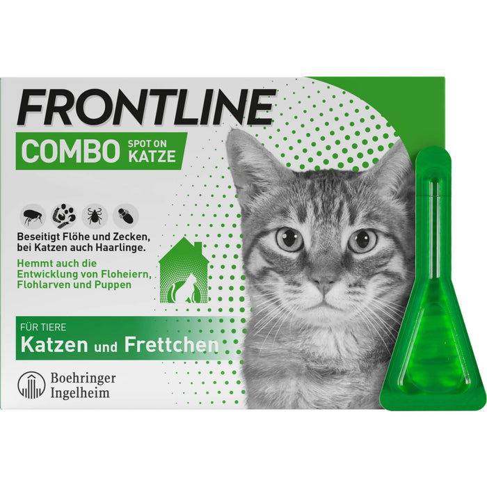 Frontline Combo Katze gegen Flöhe und Zecken, 3 pc Récipients à dose unique