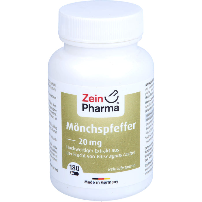 ZeinPharma Mönchspfeffer 20 mg Kapseln, 180 St. Kapseln