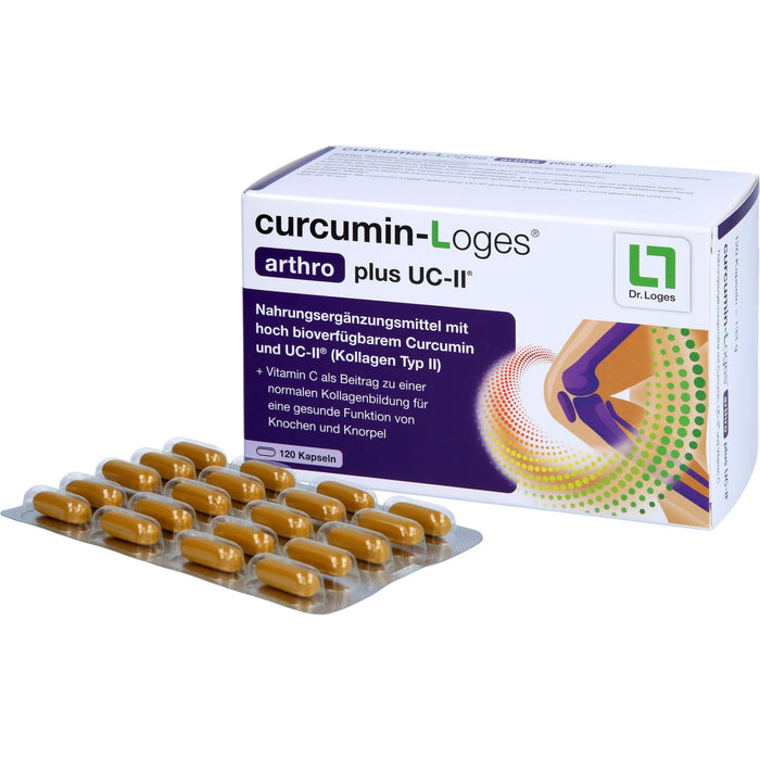 Curcumin-Loges Arthro plus UC-II Kapseln, 120 pcs. Capsules