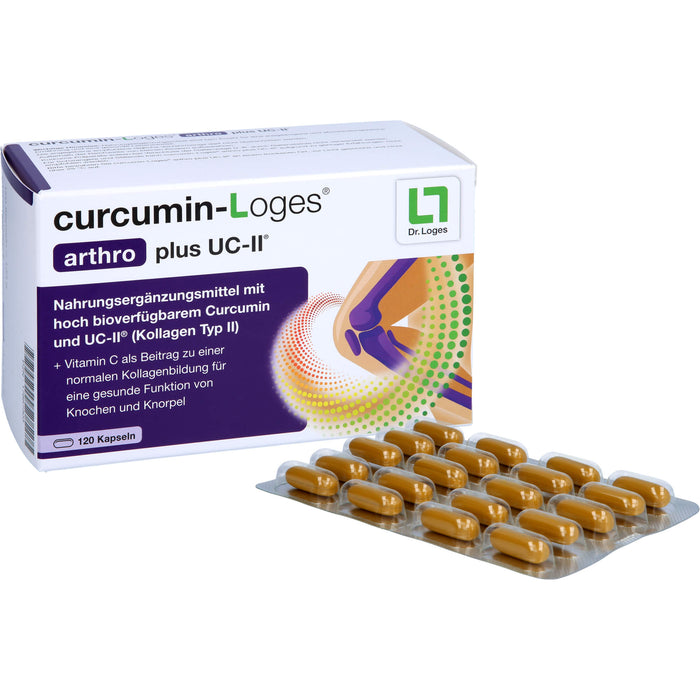 Curcumin-Loges Arthro plus UC-II Kapseln, 120 pcs. Capsules