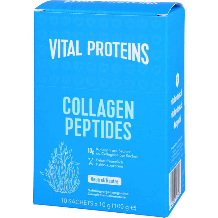 VITAL PROTEINS Collagen Peptides Pulver mit neutralem Geschmack, 10 pcs. Powder