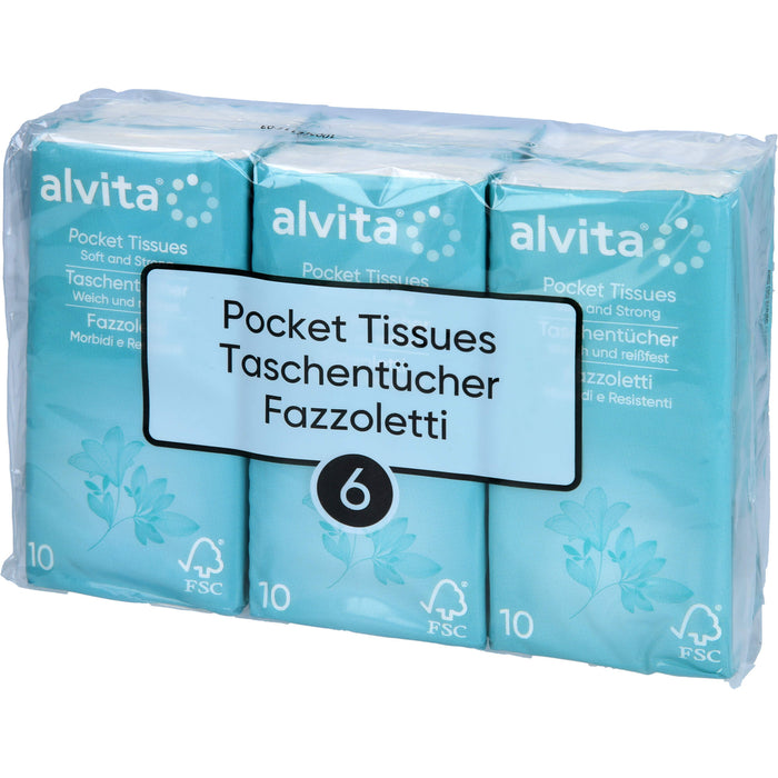 Alvita Taschentücher, 60 pcs. Cloths