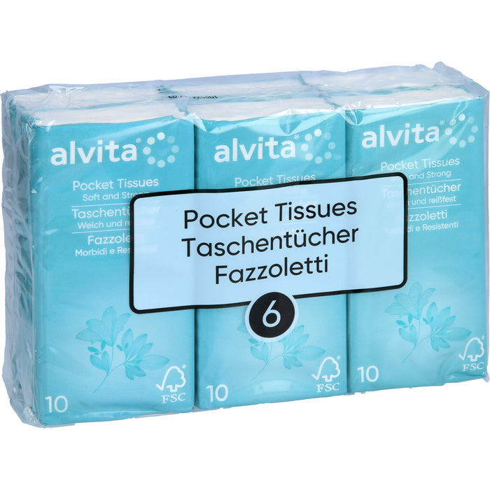 Alvita Taschentücher, 60 pcs. Cloths