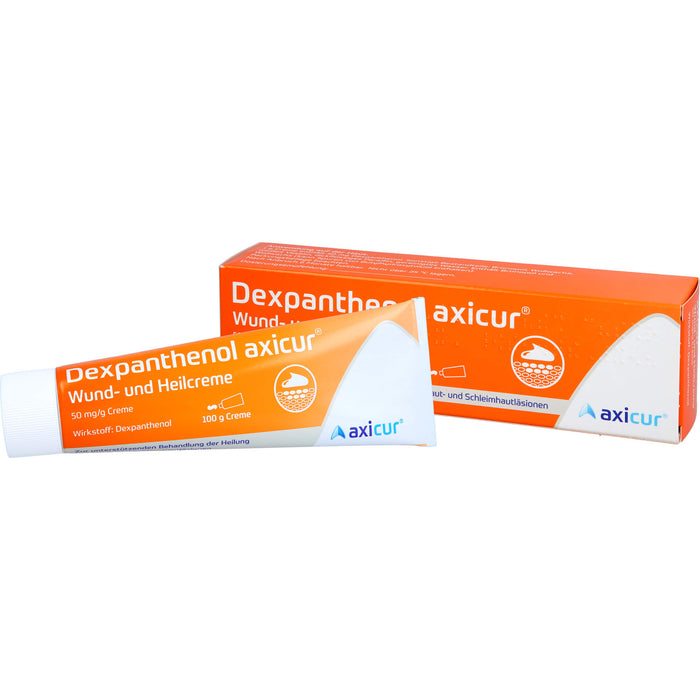Dexpanthenol axicur Wund- und Heilcreme, 50 mg/g Creme, 100 g CRE