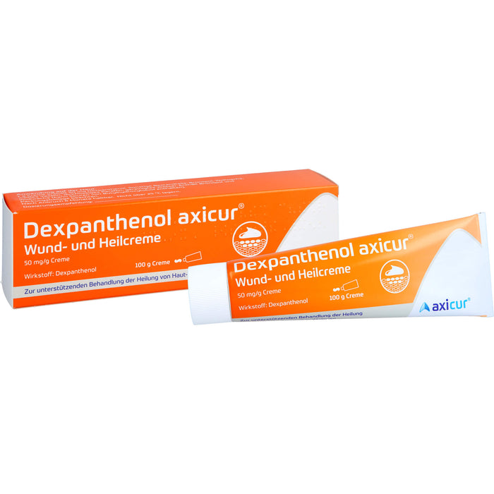 Dexpanthenol axicur Wund- und Heilcreme, 50 mg/g Creme, 100 g CRE