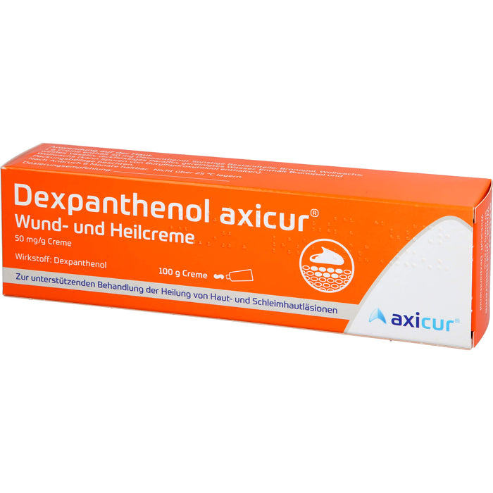 Dexpanthenol axicur Wund- und Heilcreme, 50 mg/g Creme, 100 g CRE