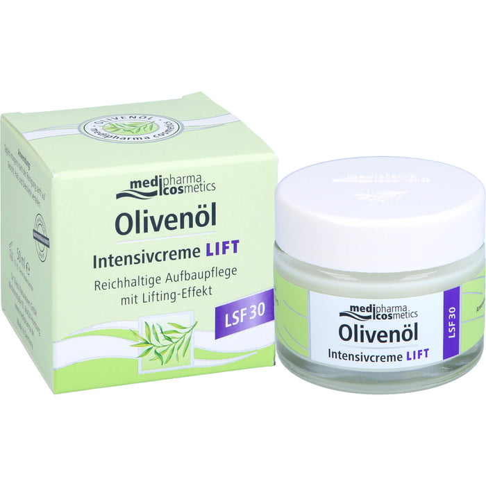 Medipharma Cosmetics Olivenöl Intensivcreme Lift LSF 30, 50 ml Cream