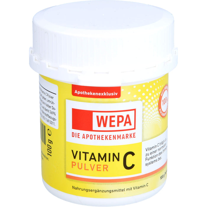 WEPA Vitamin C Pulver Dose, 100 g Powder