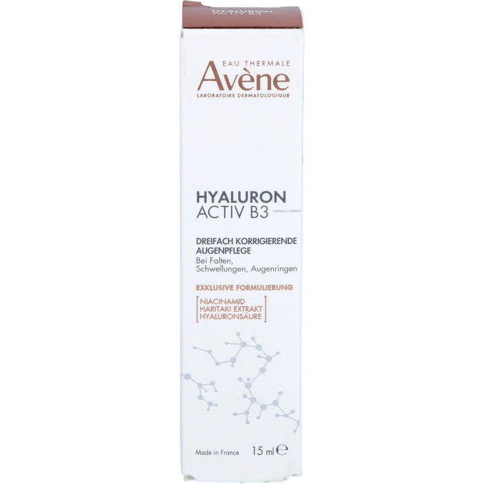 Avène Hyaluron Activ B3 dreifach korrigierende Augenpflege, 15 ml Creme