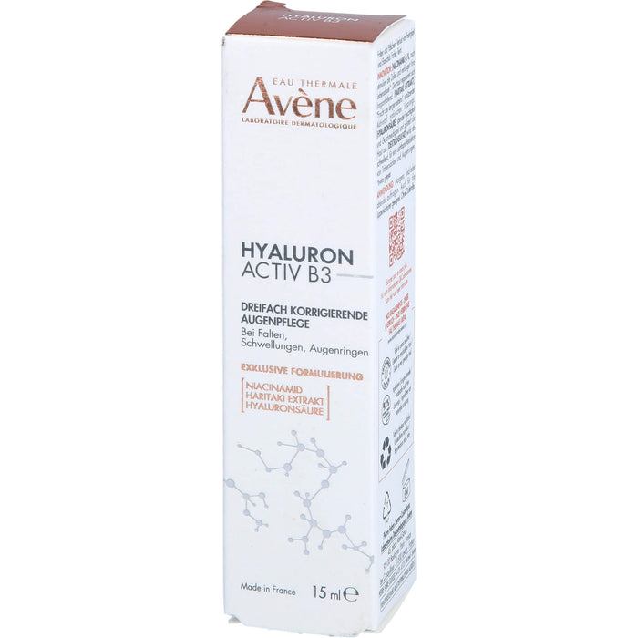 Avène Hyaluron Activ B3 dreifach korrigierende Augenpflege, 15 ml Cream