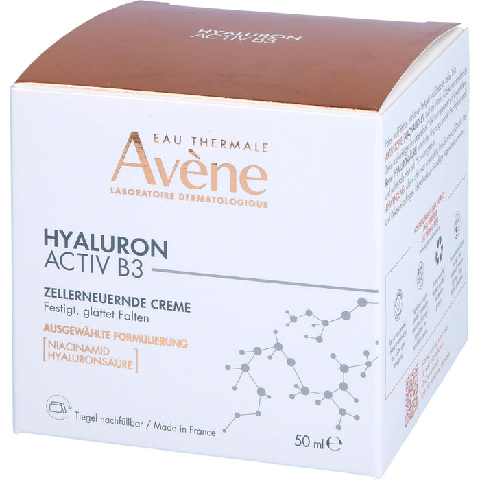Avène Hyaluron Activ B3 zellerneuernde Creme mit Niacinamid, 50 ml Crème