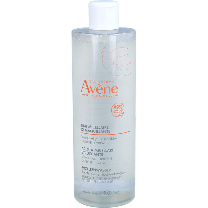 Avène Mizellenwasser für empfindliche Haut und Augen, 400 ml Lösung